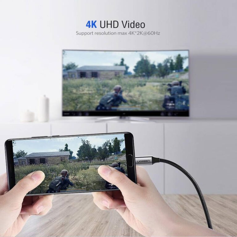 Cáp USB Type-C to HDMI hỗ trợ 4K@60Hz dài 1,5m chính hãng Ugreen 50570 cao cấp