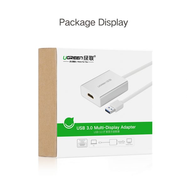 Cáp USB 3.0 to HDMI chính hãng Ugreen 40229 cao cấp