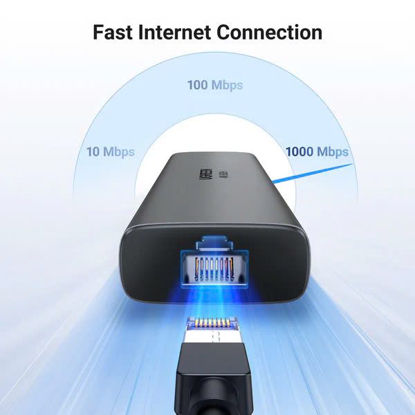 Thiết bị mở rộng USB Type-C 6 in 1 HDMI 4K@60Hz/Hub USB 3.0/LAN/PD 100W Ugreen 45000 cao cấp
