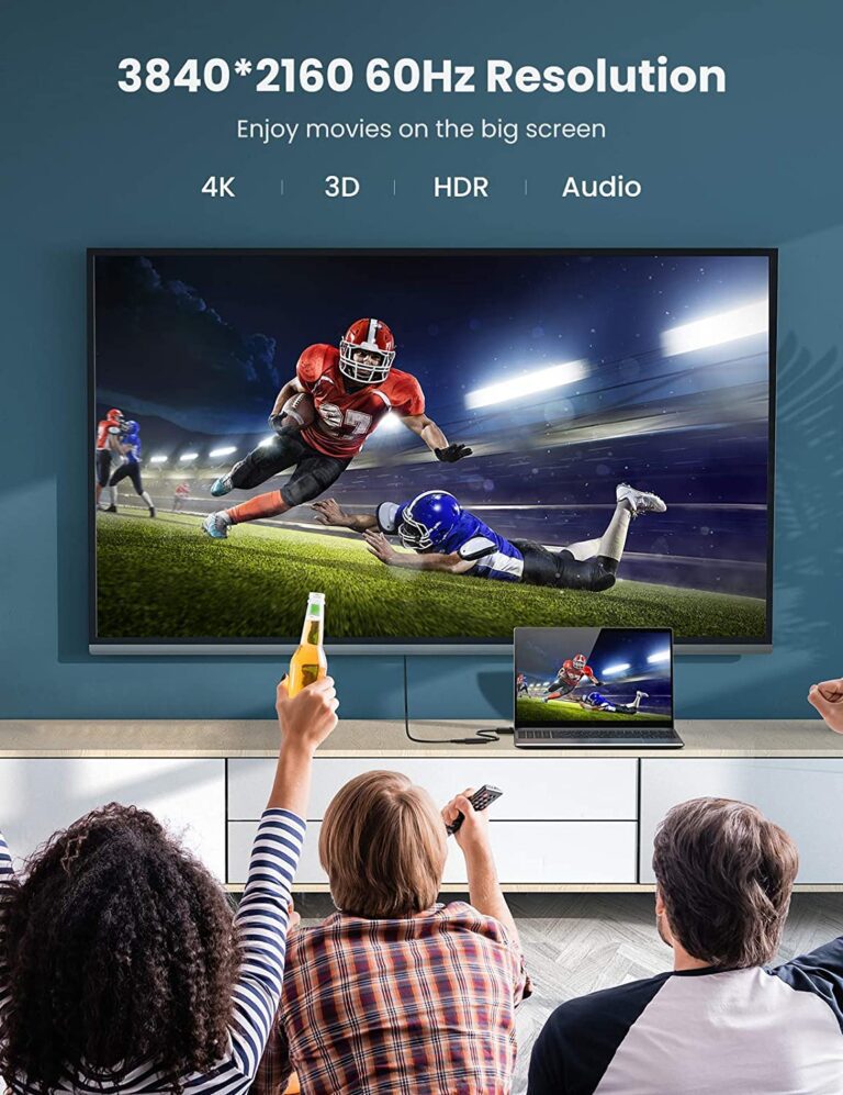 Cáp chuyển đổi Displayport to HDMI hỗ trợ 4K@60Hz chính hãng Ugreen 70694 cao cấp