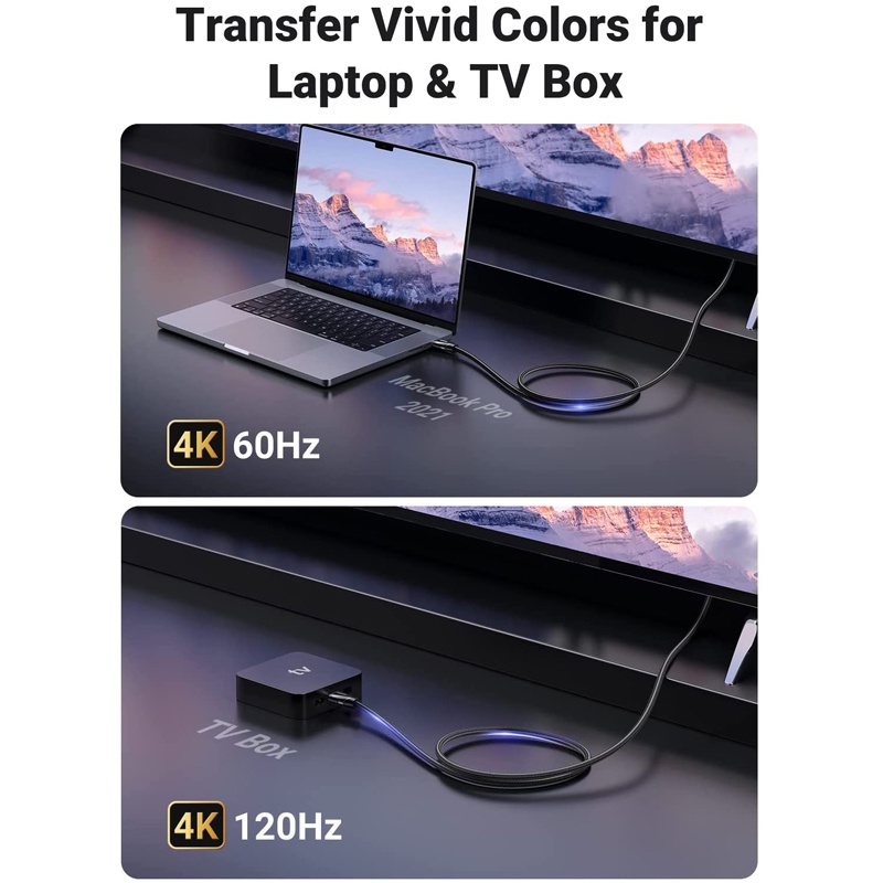 Cáp HDMI 2.1 dài 5m Ultra HD 8K@60Hz Ugreen 80405 Cao Cấp