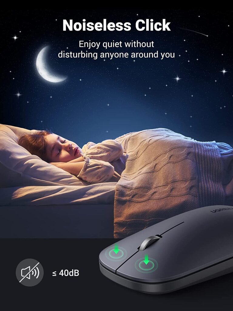 Chuột máy tính không dây Silent Ugreen 90673