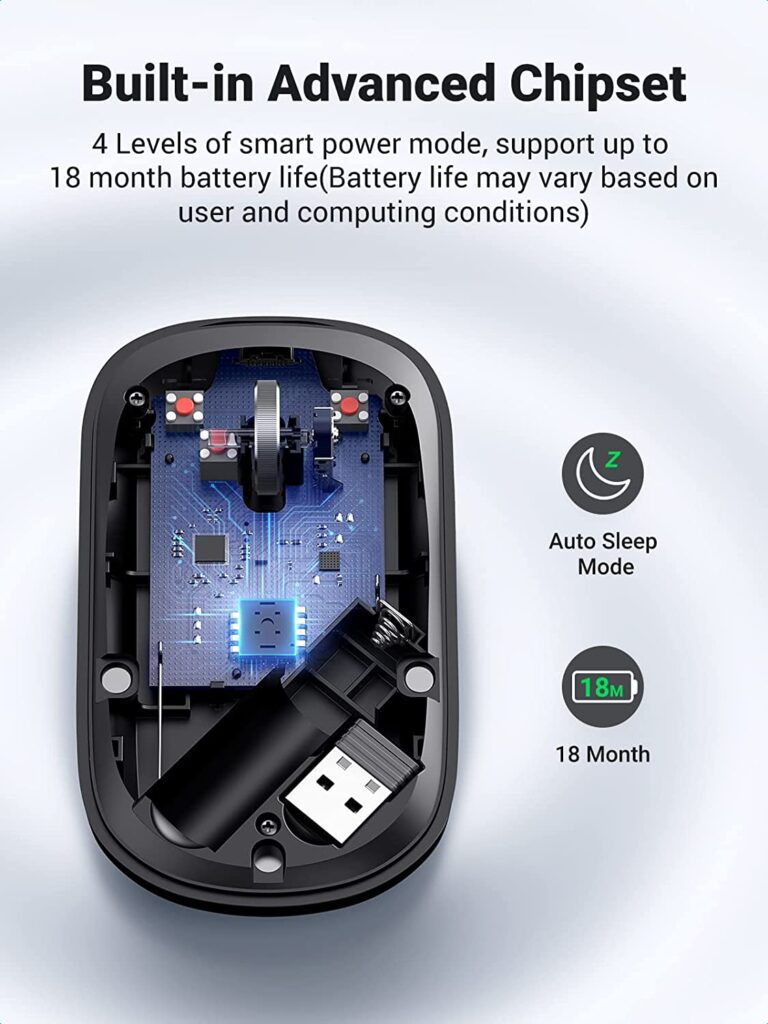 Chuột máy tính không dây Silent Ugreen 90673