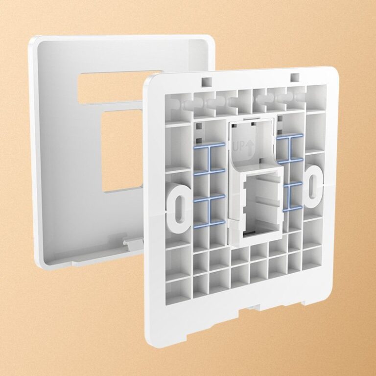 Mặt Wall Plate 1 cổng mạng âm tường Ugreen 80180 cao cấp
