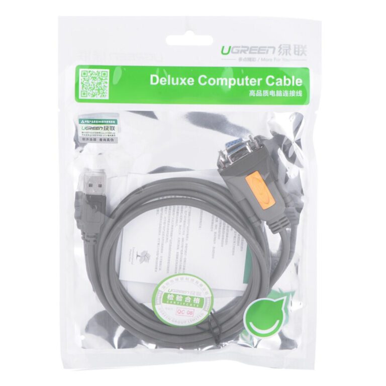 Cáp USB to Com dài 3m chính hãng Ugreen 20223 Cao cấp