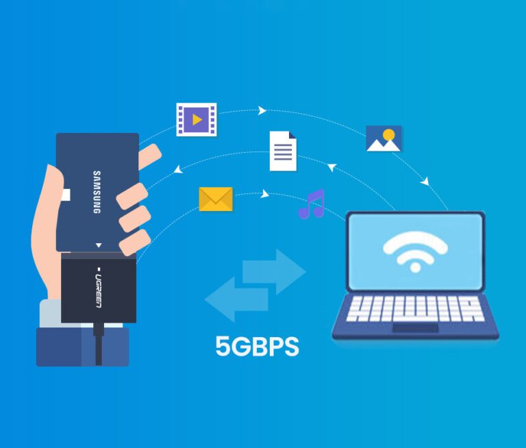 Cáp chuyển đổi USB 3.0 sang SATA cho ổ cứng SATA 2,5 /3,5 inch Ugreen 60561 cao cấp (kèm nguồn)