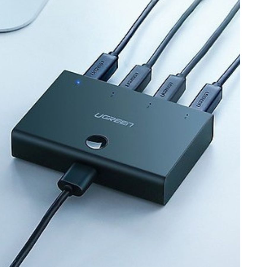 Bộ chuyển 4 máy tính dùng 1 máy in cổng USB 2.0 Ugreen 30346 cao cấp