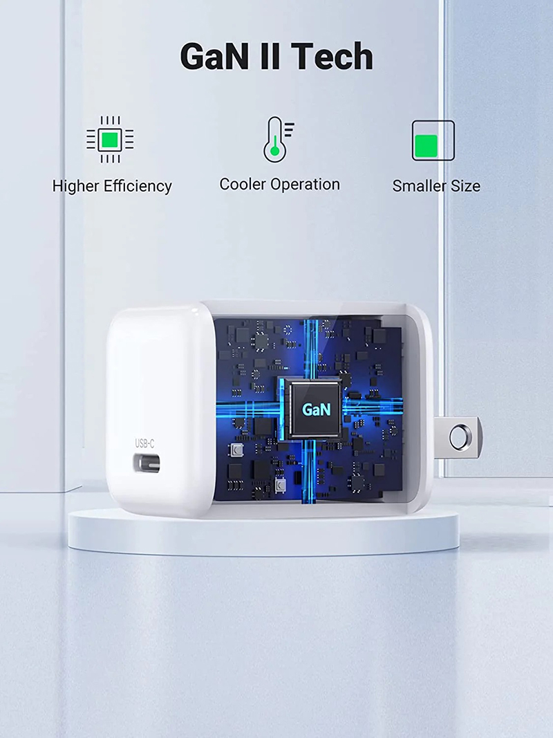 Củ sạc nhanh 30W GaN 1 cổng USB Type-C Hỗ trợ QC4+, PD3.0 Ugreen 90901 cao cấp