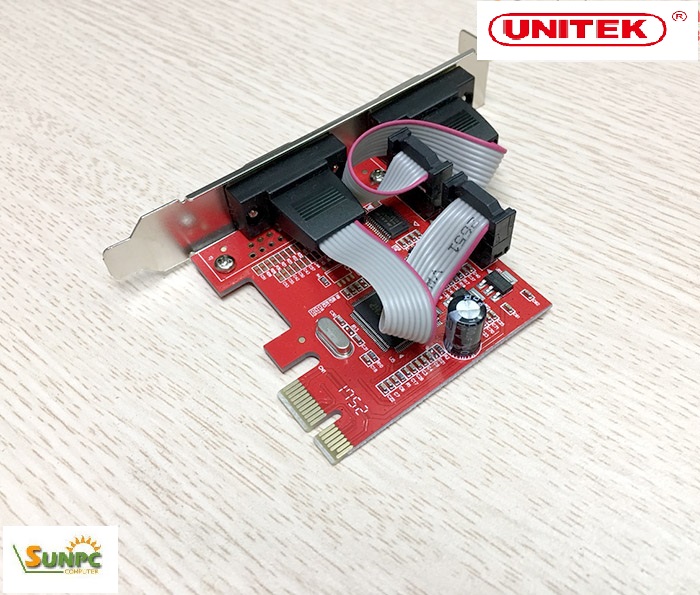 Card PCI-E to 2 RS232 Unitek Y-7504 Moschip MCS9922