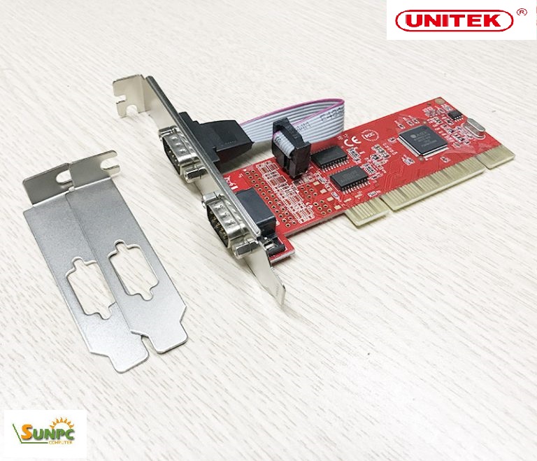 Card PCI to 2 RS232 Unitek Y-7503