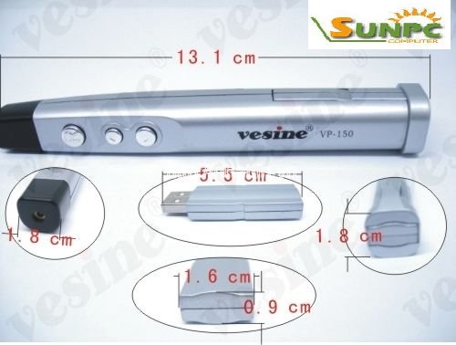 Bút trình chiếu Laser Wireless VESINE VP150