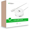 Bộ chia 4 cổng USB 2.0 Ugreen 20270 màu trắng