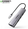 Bộ chia USB 3.0 ra 3 cổng USB 3.0 + Lan Gigabit 1000Mbps Ugreen 60812 cao cấp