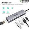 Bộ chia USB 3.0 ra 3 cổng USB 3.0 + Lan Gigabit 1000Mbps Ugreen 60812 cao cấp