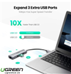 Bộ chia USB 3.0 ra 3 cổng USB 3.0 + Lan Gigabit 1000Mbps Ugreen 60812 cao cấp