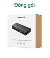 Bộ chuyển đổi 2 máy tính dùng 1 màn hình HDMI - Auto 2 USB KVM Switch chính hãng Ugreen 50744
