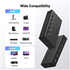 Bộ gộp HDMI 5 vào 1 ra chuẩn 2.0 hỗ trợ 4K@60Hz 3D CEC HDR HDCP2.2 Ugreen 90512 cao cấp