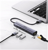 Bộ Hub chia USB 3.0 ra 3 cổng USB 3.0 + Lan Gigabit 1000Mbps Ugreen 20915 cao cấp