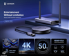 Bộ phát nhận tín hiệu HDMI+VGA không dây 50m 4K@30hz sóng 2.4/5Ghz Ugreen 90909A CM586 cao cấp