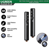 Bút trình chiếu Laser không dây chính hãng Ugreen 50654 cao cấp (Led đỏ, chiếu xa 200M)