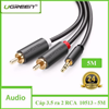 Cáp audio 1 ra 2 RCA (hoa sen) 5M Ugreen 10513 chính hãng