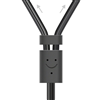 Cáp Audio 3.5mm âm ra 2 RCA dương dài 20cm Ugreen 10561 mạ vàng 24K cao cấp