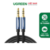 Cáp audio 3.5mm dài 3m dây bọc dù đầu bọc hợp kim Ugreen 10688 cao cấp