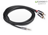 Cáp Audio 3,5mm ra 2 đầu RCA dài 1,5m chính hãng Ugreen 10583