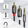 Cáp Audio 3,5mm ra 2 đầu RCA dài 2m chính hãng Ugreen 10584