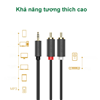 Cáp Audio 3.5mm to RCA (hoa sen) dài 10m chính hãng Ugreen 10514 mạ vàng cao cấp