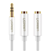 Cáp chia 2 cổng Audio 3,5mm dài 20cm ( 1 dương sang 2 âm ) chính hãng Ugreen 10532 cao cấp