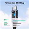Cáp chuyển đổi âm thanh USB Type-C ra 3.5mm có chip DAC Ugreen 80154 cao cấp (Xám)