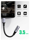 Cáp chuyển đổi âm thanh USB Type-C ra 3.5mm có chip DAC Ugreen 80154 cao cấp (Xám)