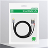 Cáp chuyển đổi âm thanh USB Type-C sang 2 RCA dài 1,5M Ugreen 20193 cao cấp (DAC)