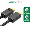 Cáp chuyển đổi Displayport to Displayport dài 3m 2K*4K@60Hz 28AWG Ugreen 10212 cao cấp