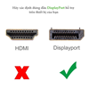 Cáp chuyển đổi Displayport to Displayport dài 5m 2K*4K@30Hz 28AWG Ugreen 10213 cao cấp