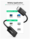 Cáp chuyển đổi Displayport to HDMI hỗ trợ 4K@60Hz chính hãng Ugreen 70694 cao cấp