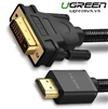 Cáp chuyển đổi HDMI sang DVI dài 1m Ugreen 30116 cao cấp