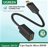 Cáp chuyển đổi micro HDMI to HDMI âm dài 20cm Ugreen 20134