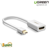 Cáp chuyển đổi Mini Displayport sang HDMI âm Ugreen 10460 (màu trắng)