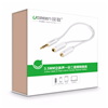 Cáp chuyển đổi tai nghe 3.5mm ra Mic & Loa riêng Ugreen 10789 mạ vàng