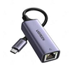 Cáp chuyển Usb Type-C to Lan 10/100/1000Mbps Ugreen 50737 vỏ nhôm Chính Hãng