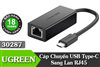 Cáp chuyển Usb Type C to Lan 10/100 Mbps Ugreen 30287 Cao Cấp Chính Hãng