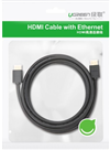 Cáp HDMI 1.4 dài 1,5M cao cấp hỗ trợ Ethernet + 4k2k Ugreen 60820 chính hãng