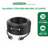 Cáp HDMI 1.4 dài 40M hỗ trợ Ethernet + 1080p@60hz Ugreen 50764 (Chip Khuếch Đại)