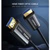 Cáp HDMI 2.0 sợi quang hợp kim kẽm 30m hỗ trợ 4K/60Hz chính hãng Ugreen 50217 cao cấp