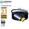 Cáp HDMI 2.1 sợi quang AOC dài 30m Ugreen 55508/HD183 hỗ trợ 8K@60Hz cao cấp