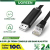 Cáp lập trình Console USB to RJ45 FTDI chính hãng Ugreen 50773 cao cấp