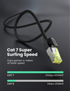 Cáp mạng Cat7 vỏ bọc Nylon dài 2M băng thông 10Gbps 600MHZ Ugreen 80423 cao cấp