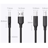 Cáp máy in USB dài 3m chính hãng Ugreen 10328 cao cấp